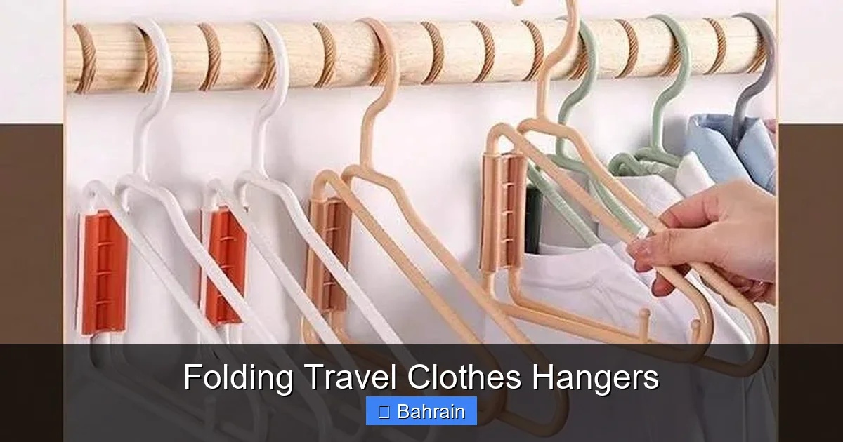 Folding Travel Clothes Hangers