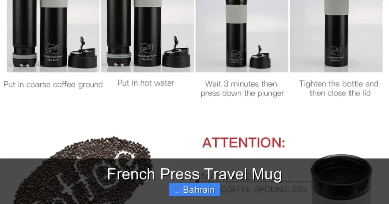 French Press Travel Mug