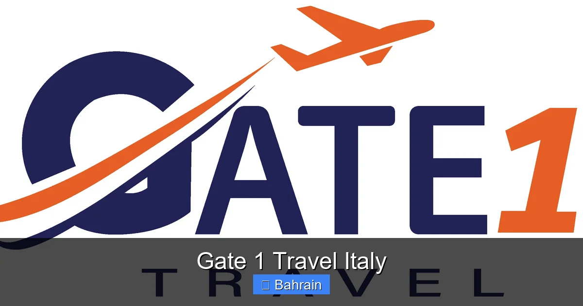 Gate 1 Travel Italy