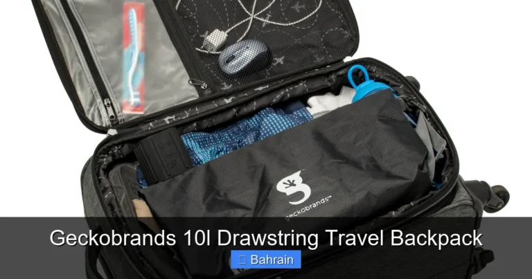 Geckobrands 10l Drawstring Travel Backpack