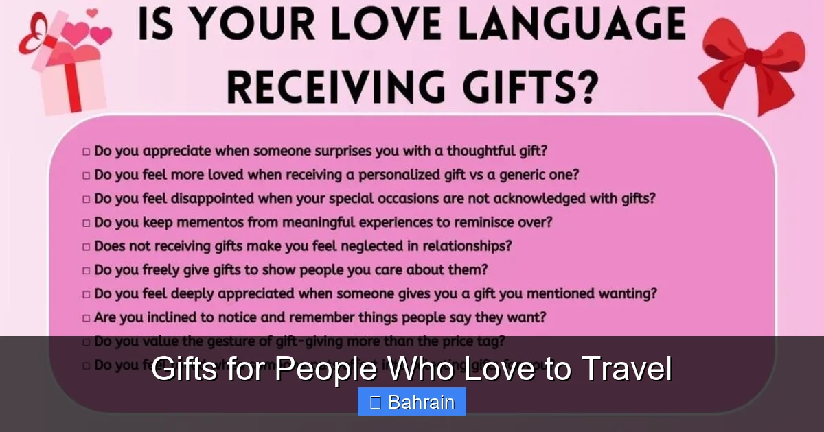 Gifts for People Who Love to Travel