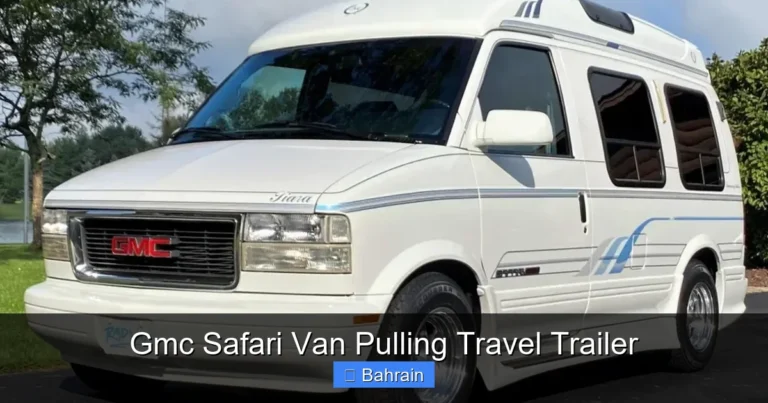 Gmc Safari Van Pulling Travel Trailer