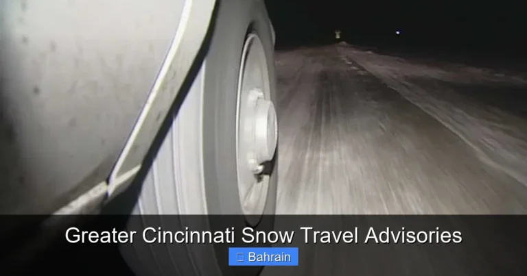 Greater Cincinnati Snow Travel Advisories