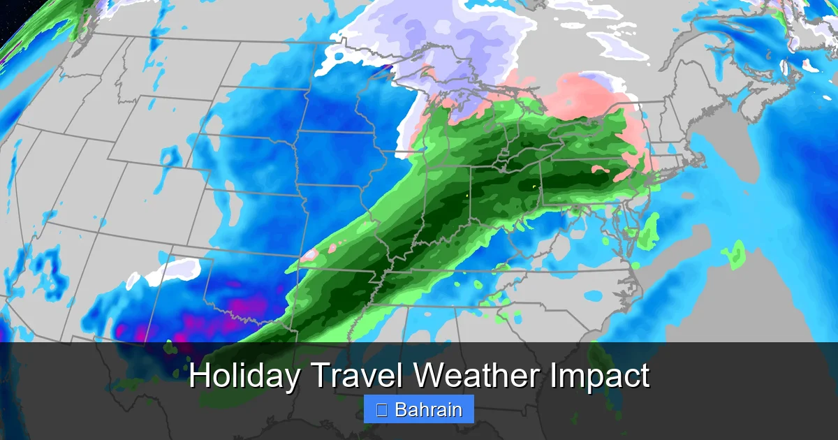Holiday Travel Weather Impact