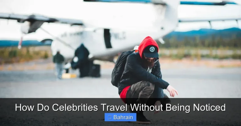 How Do Celebrities Travel Without Being Noticed