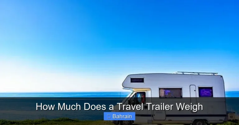 How Much Does a Travel Trailer Weigh