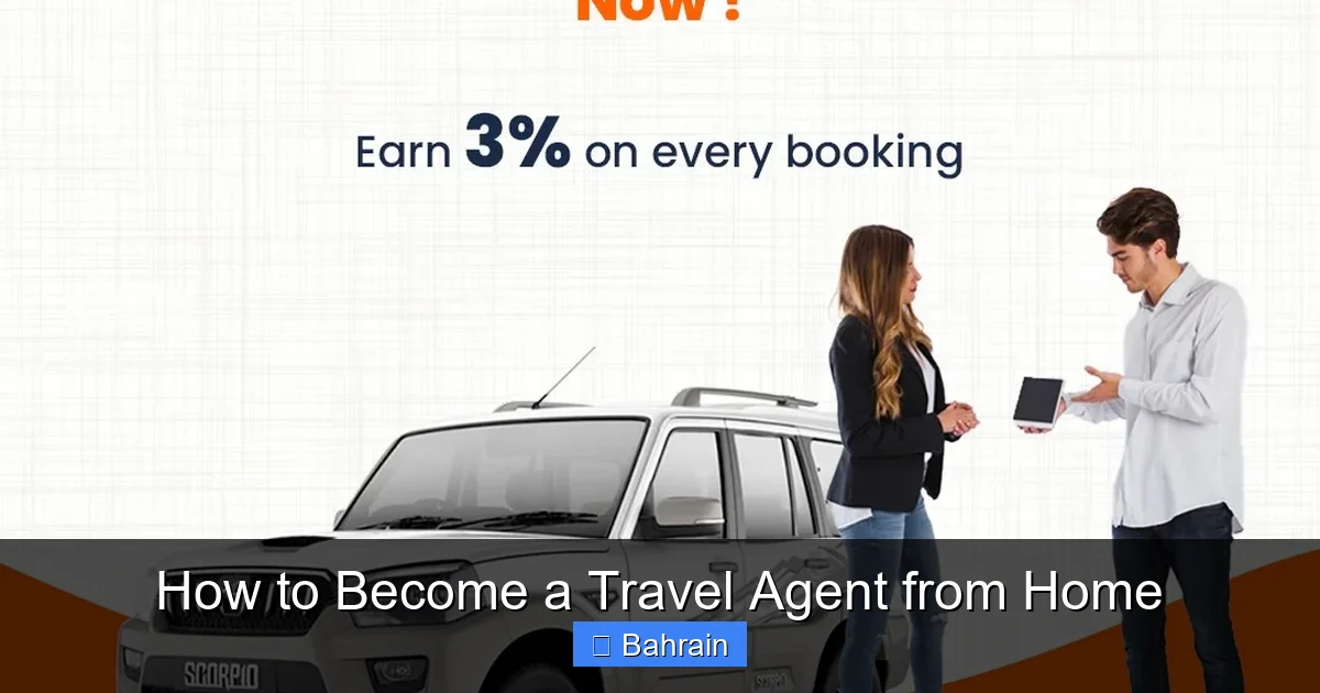 How to Become a Travel Agent from Home