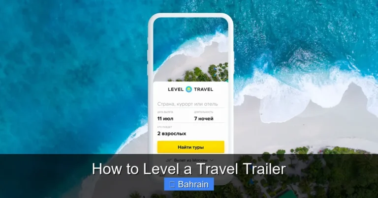 How to Level a Travel Trailer