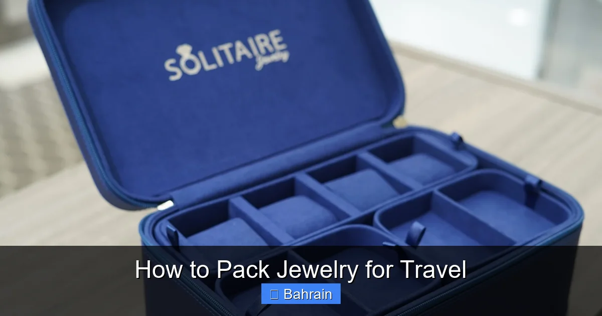 How to Pack Jewelry for Travel