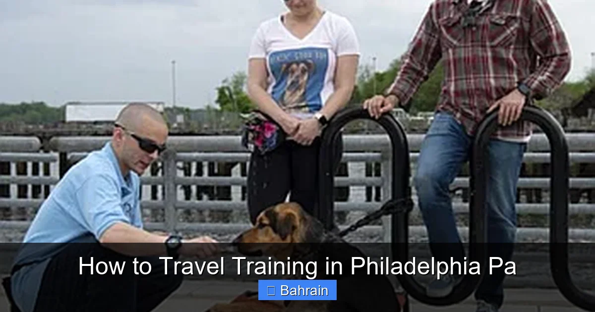 How to Travel Training in Philadelphia Pa
