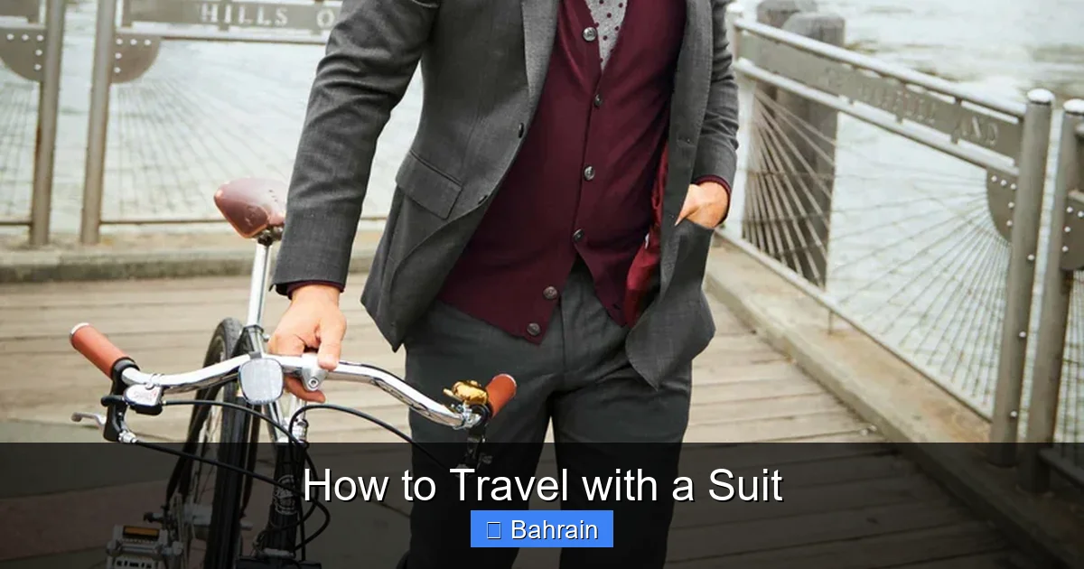 How to Travel with a Suit