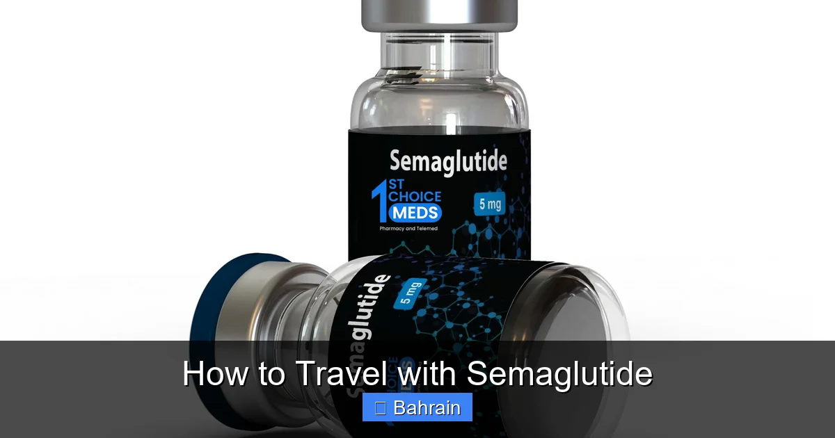 How to Travel with Semaglutide