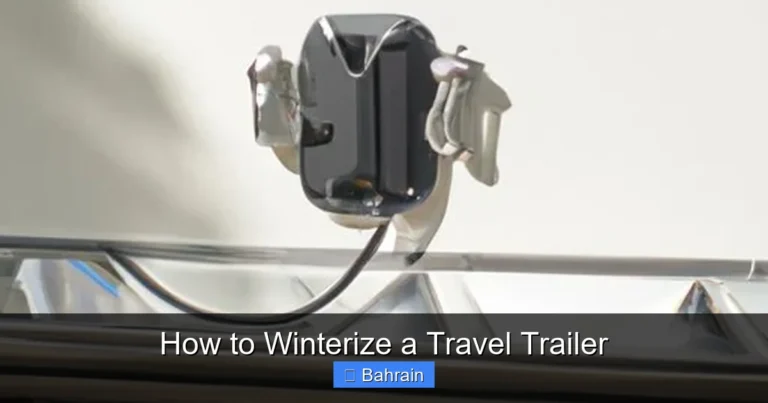 How to Winterize a Travel Trailer