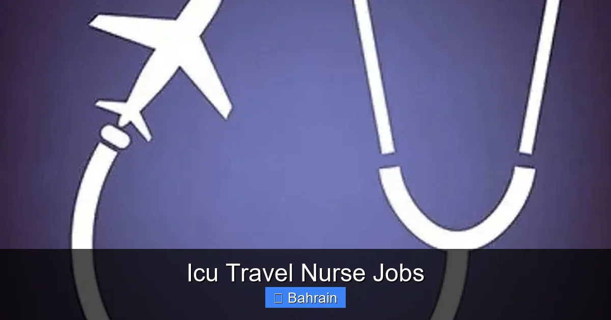 Icu Travel Nurse Jobs