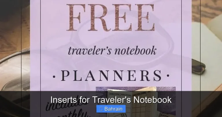 Inserts for Traveler's Notebook