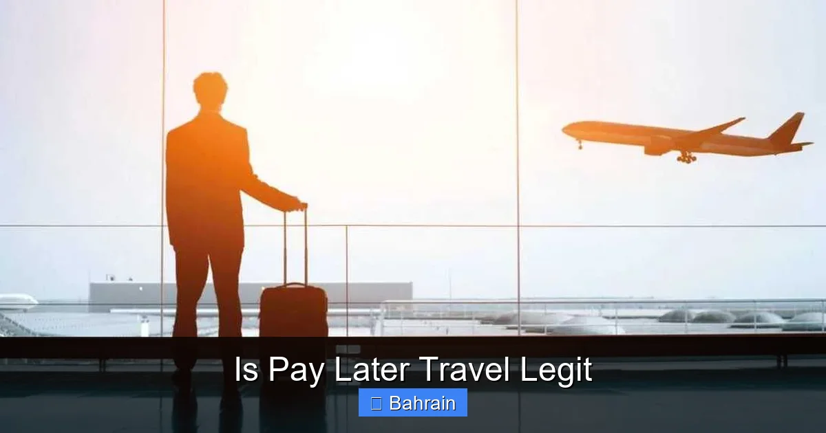 Is Pay Later Travel Legit