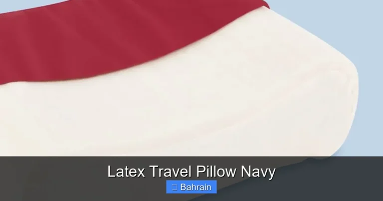 Latex Travel Pillow Navy