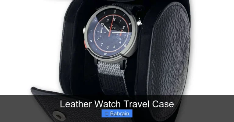 Leather Watch Travel Case