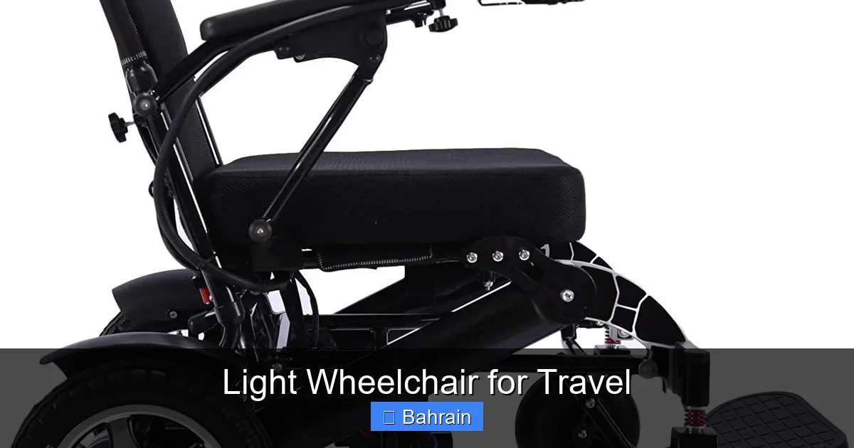 Light Wheelchair for Travel