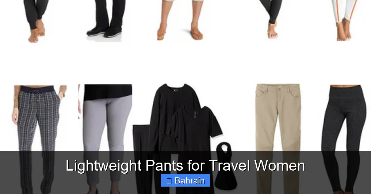 Lightweight Pants for Travel Women