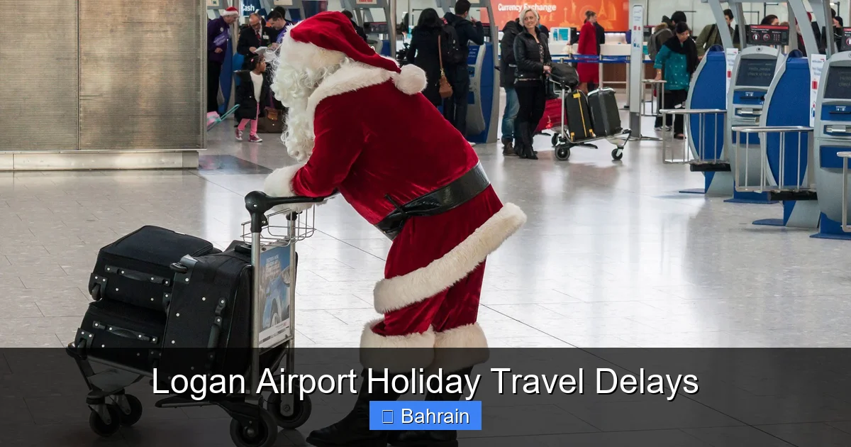 Logan Airport Holiday Travel Delays