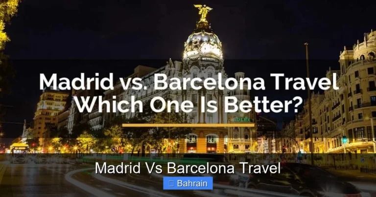Madrid Vs Barcelona Travel