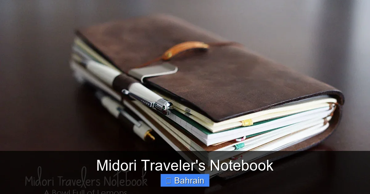 Midori Traveler's Notebook