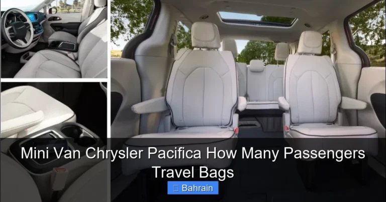 Mini Van Chrysler Pacifica How Many Passengers Travel Bags