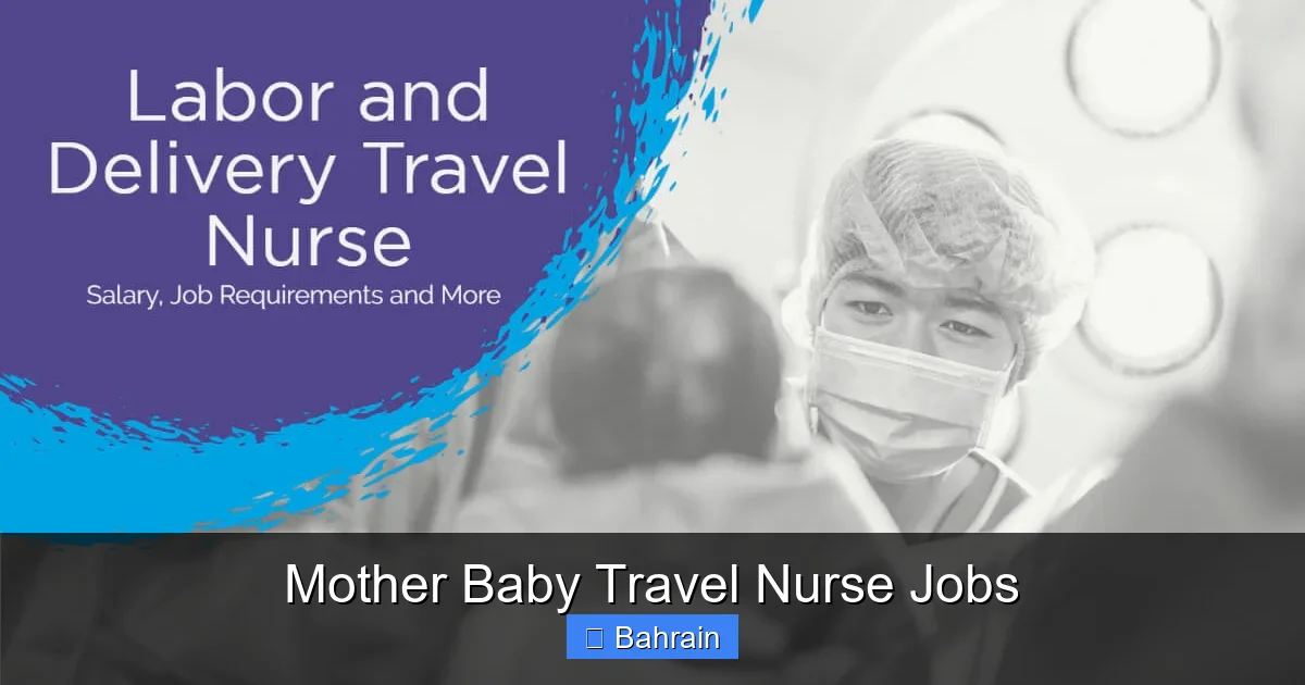 Mother Baby Travel Nurse Jobs