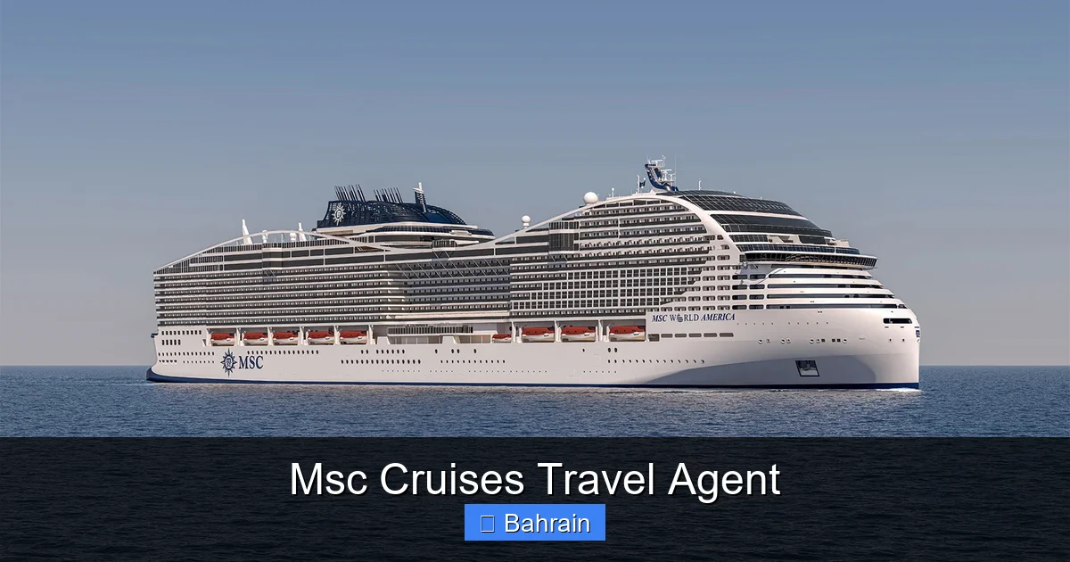 Msc Cruises Travel Agent