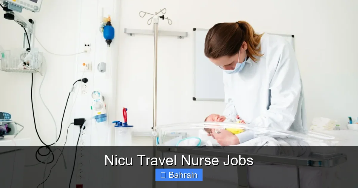 Nicu Travel Nurse Jobs