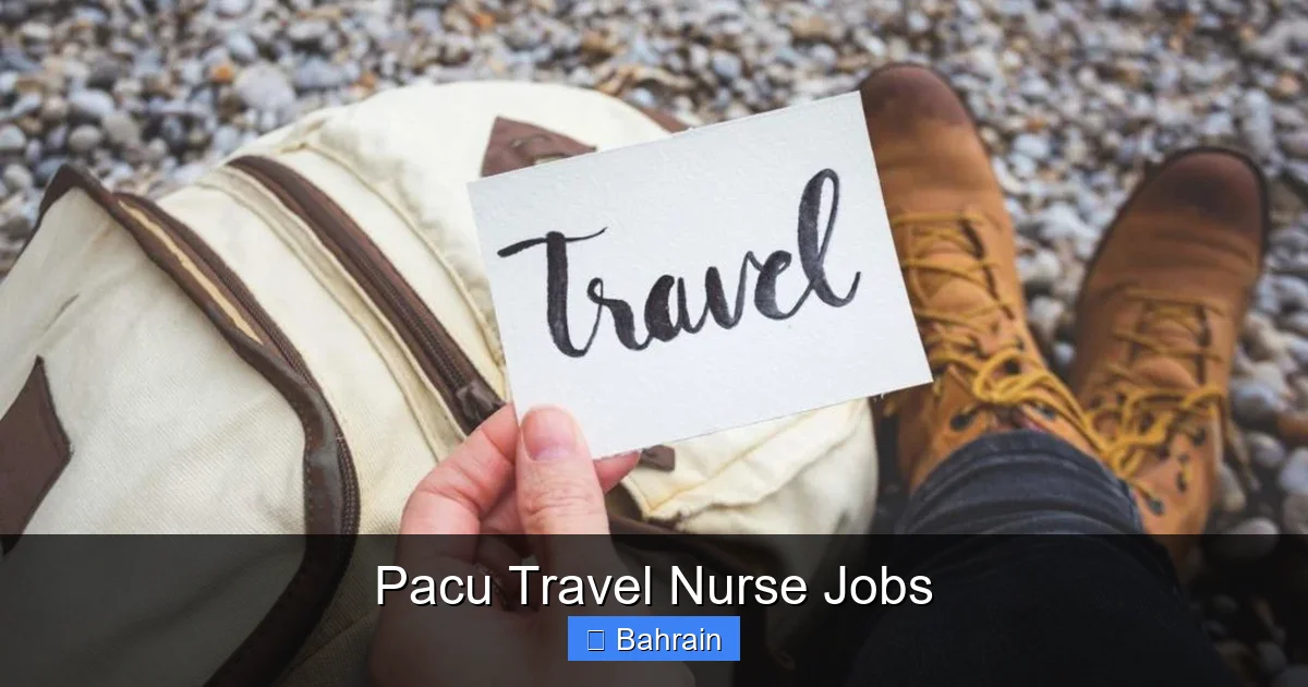 Pacu Travel Nurse Jobs