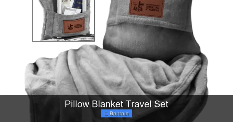 Pillow Blanket Travel Set