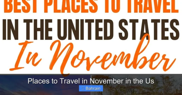 Places to Travel in November in the Us