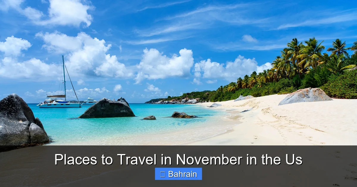 Places to Travel in November in the Us