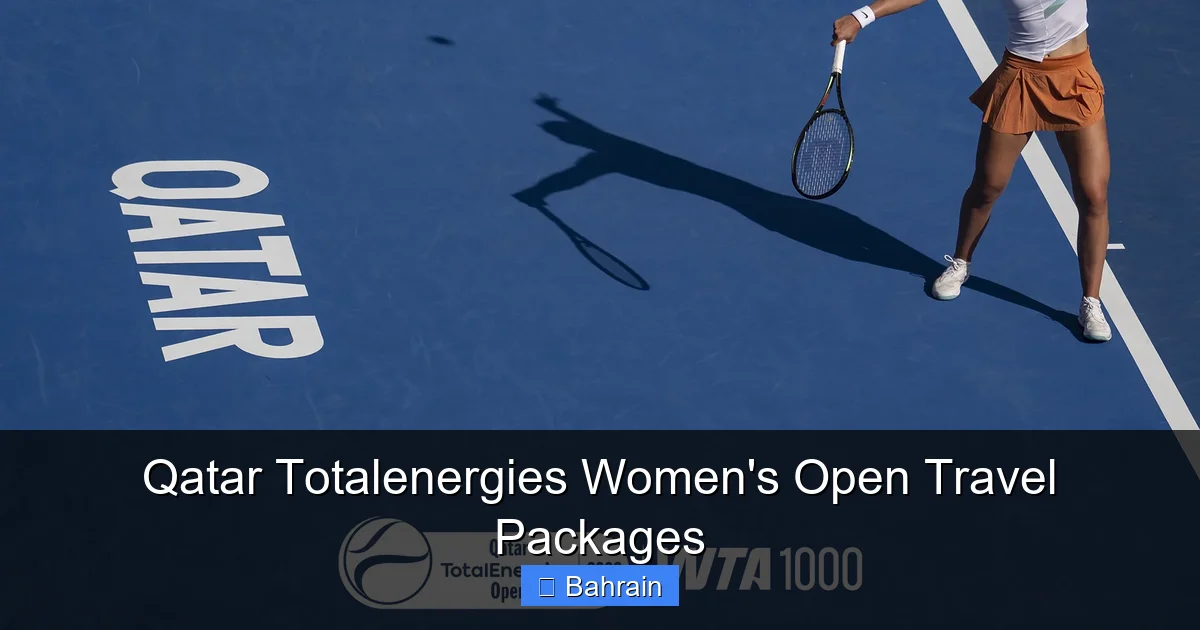 Qatar Totalenergies Women's Open Travel Packages