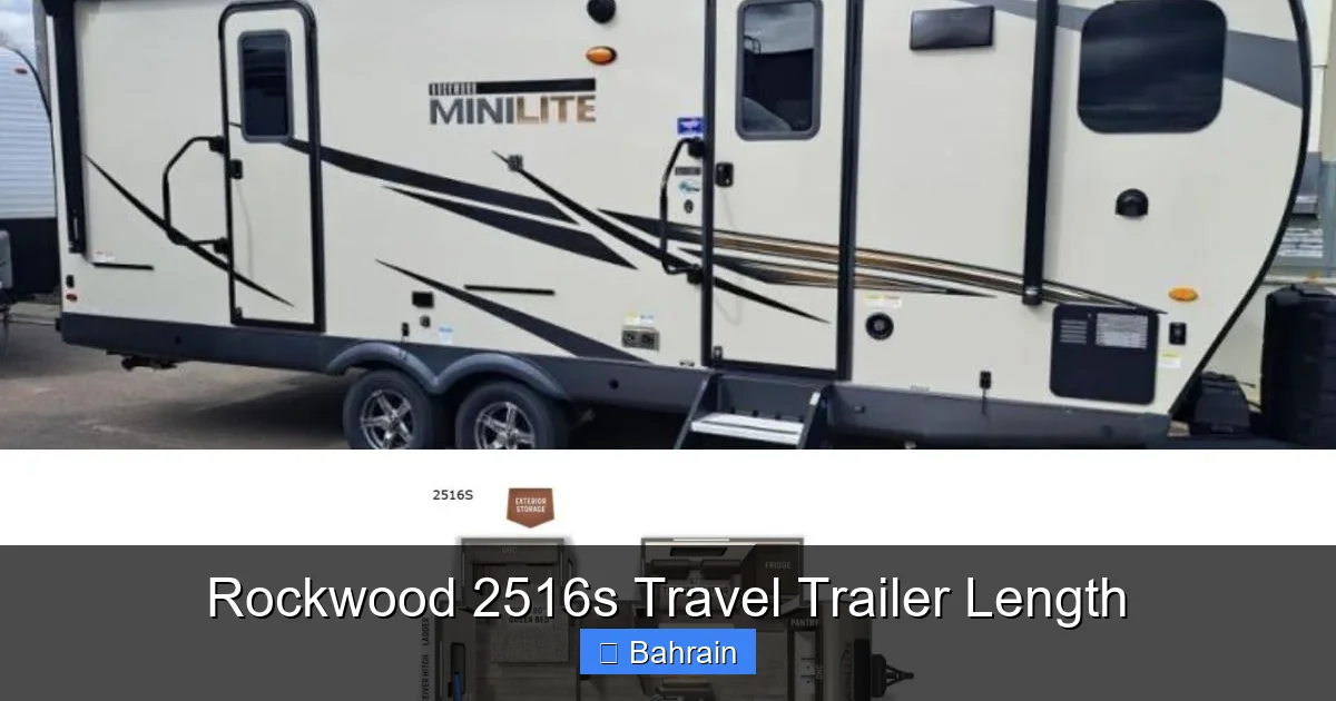 Rockwood 2516s Travel Trailer Length