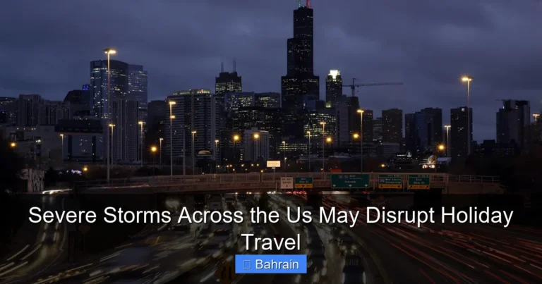 Severe Storms Across the Us May Disrupt Holiday Travel