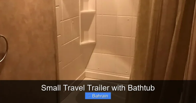 Small Travel Trailer with Bathtub