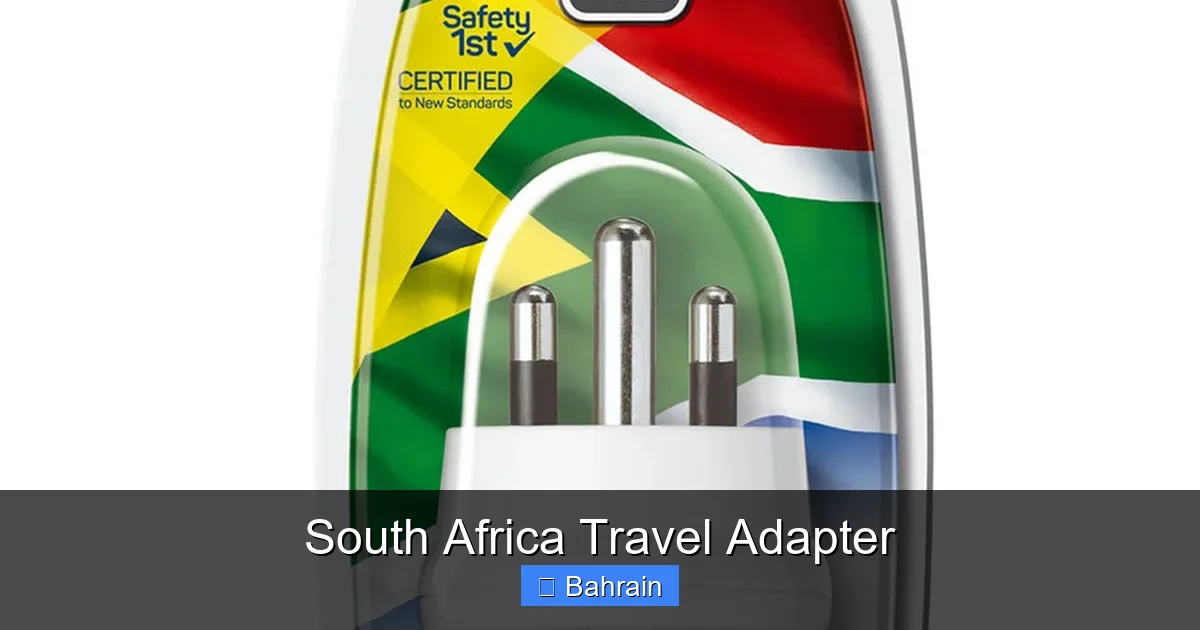 South Africa Travel Adapter
