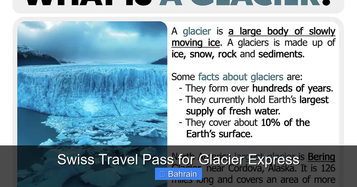 Swiss Travel Pass for Glacier Express