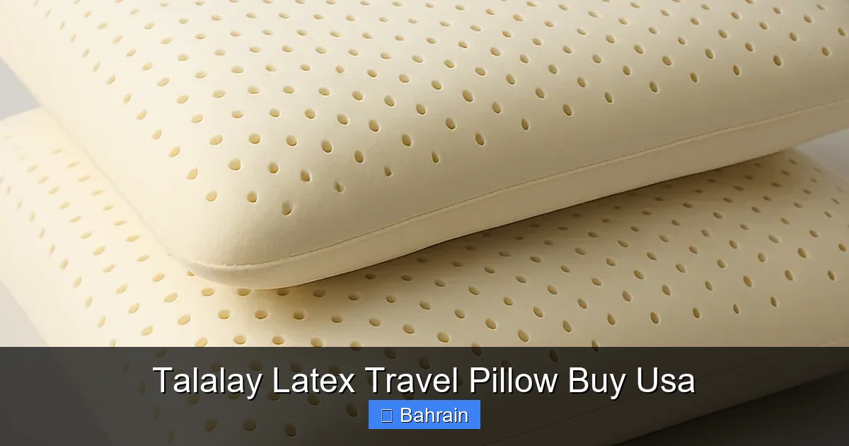 Talalay Latex Travel Pillow Buy Usa