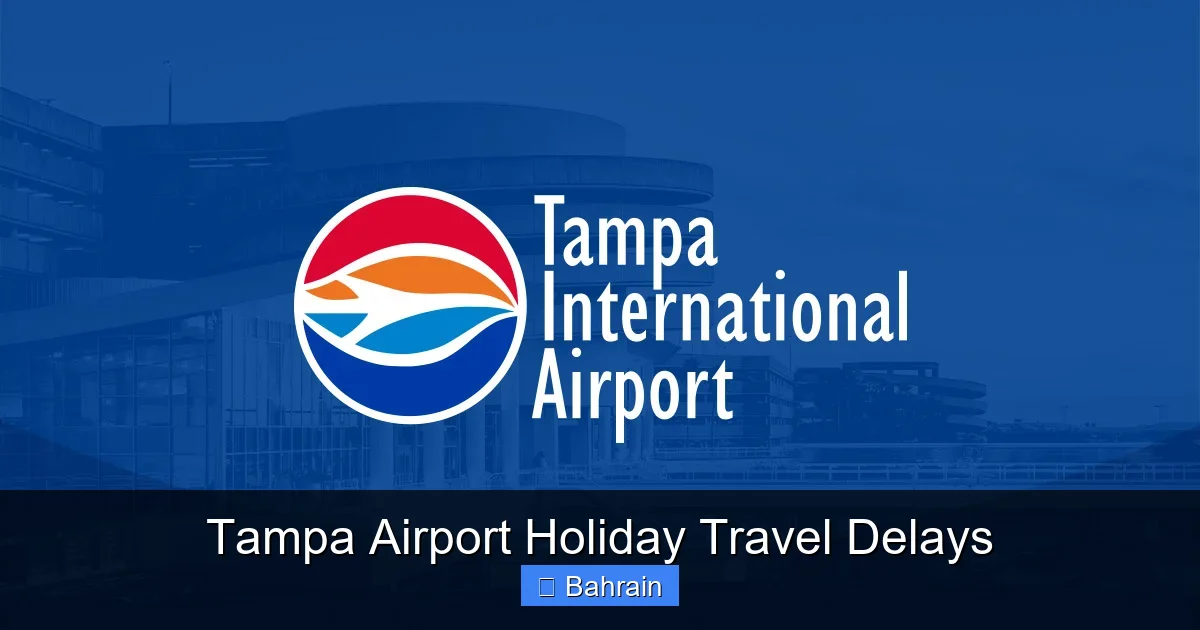 Tampa Airport Holiday Travel Delays