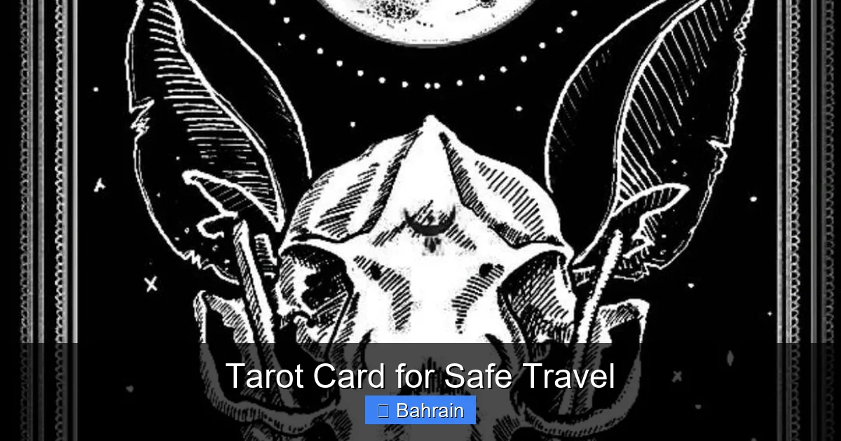 Tarot Card for Safe Travel