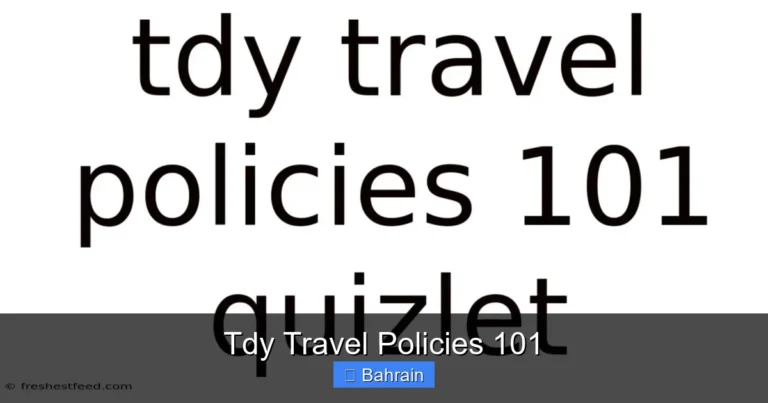 Tdy Travel Policies 101
