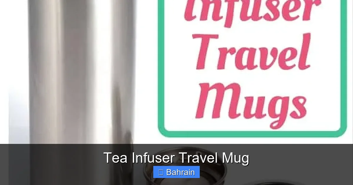 Tea Infuser Travel Mug