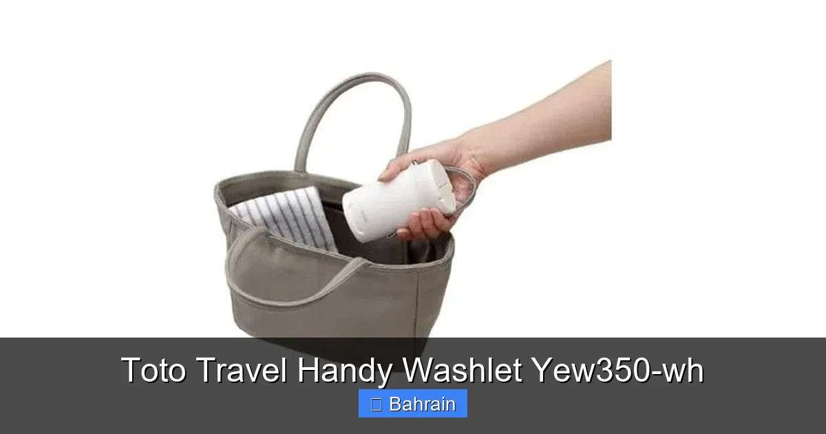 Toto Travel Handy Washlet Yew350-wh