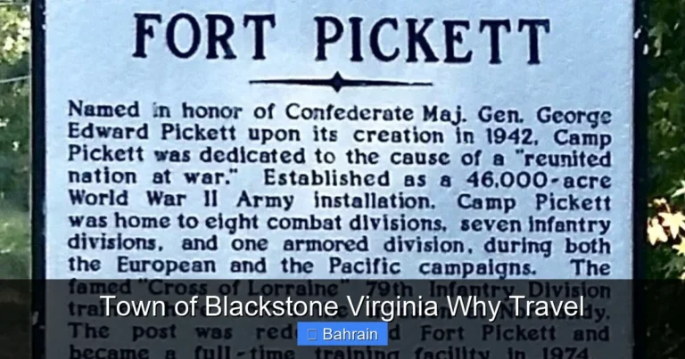 Town of Blackstone Virginia Why Travel