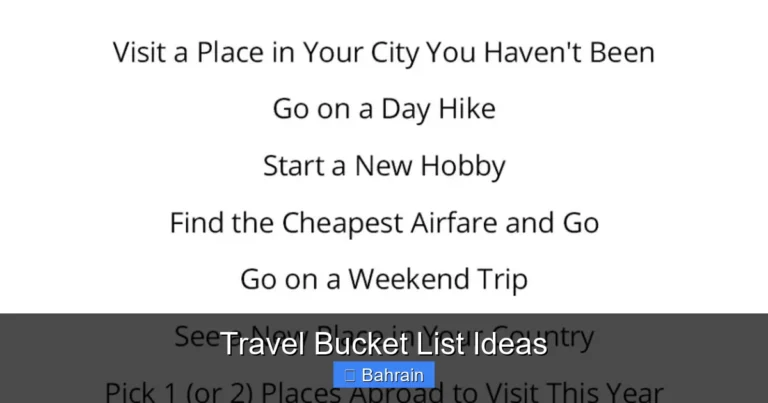 Travel Bucket List Ideas