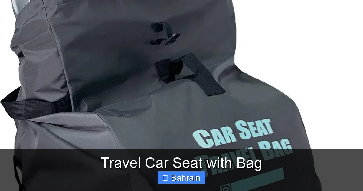 Travel Car Seat with Bag